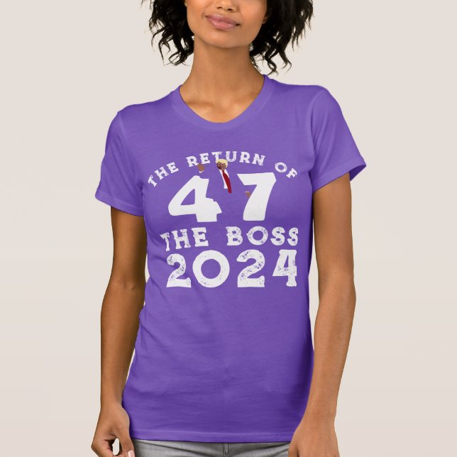 THE RETURN OF THE BOSS TRUMP 2024 T-Shirt (Front)