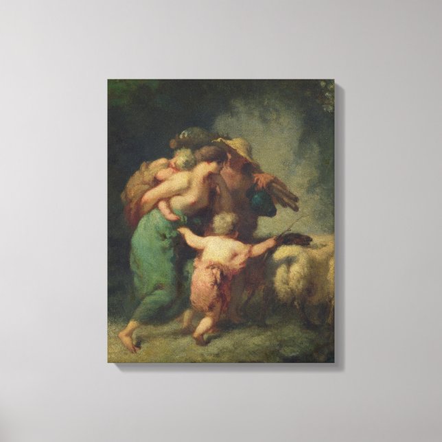 The Return of the Flock Canvas Print (Front)