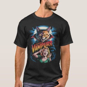 The Return of Vampurr Cat Funny Halloween T-Shirt