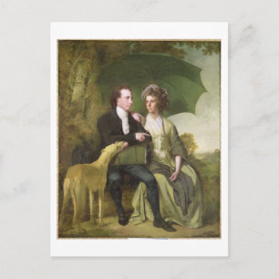 The Rev. and Mrs Thomas Gisborne, of Yoxhall Lodge Postcard