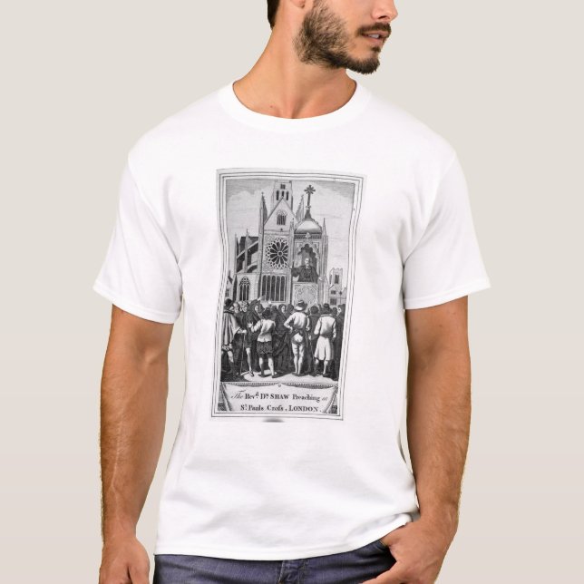 The Reverend Dr. Shaw Preaching T-Shirt (Front)