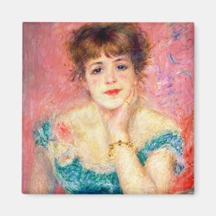 The Reverie by Pierre-Auguste Renoir Magnet