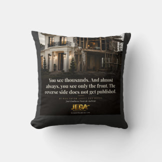 The Reverse Side Book Quote Cushion