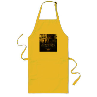 The Reverse Side Book Quote Long Apron