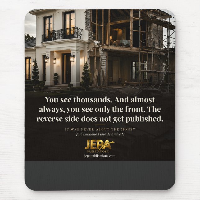 The Reverse Side Book Quote Mouse Pad (Front)