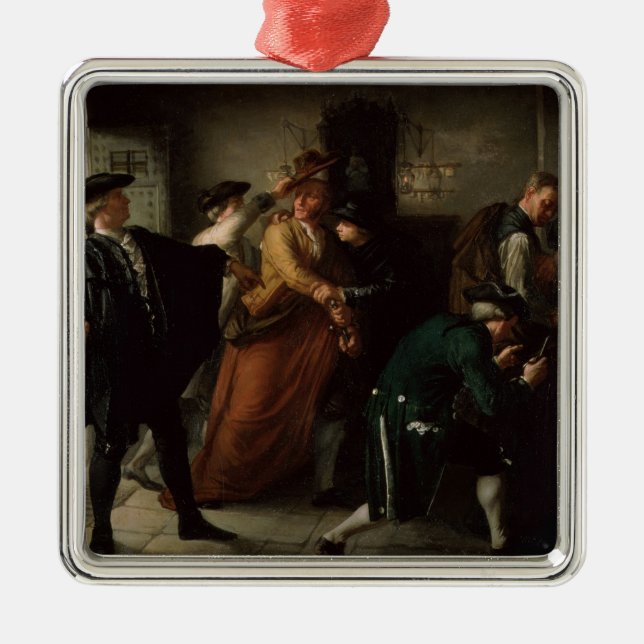 The Revolt of Esquilache Metal Tree Decoration (Front)