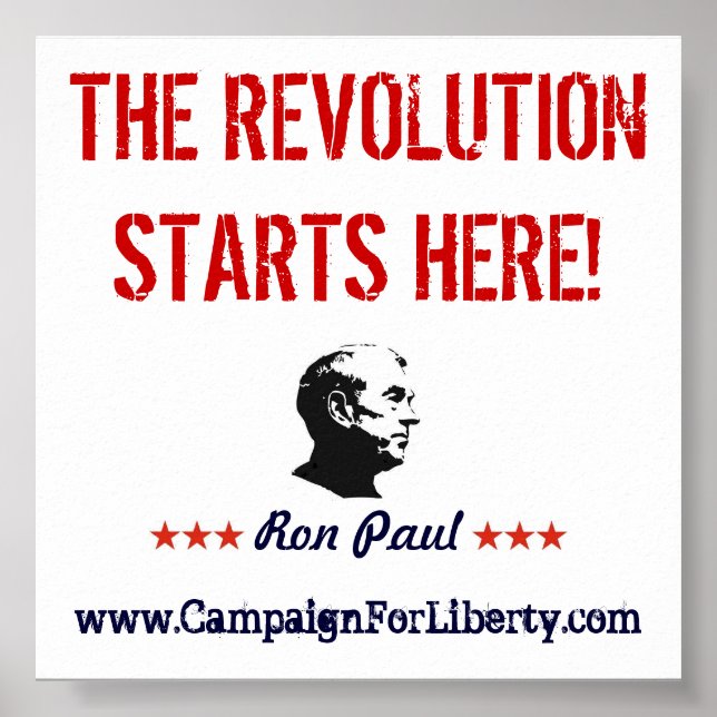 The Revolution Starts Here! Poster (Front)