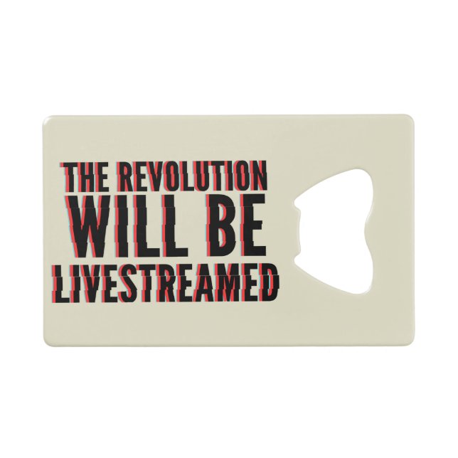 The Revolution Will Be Livestreamed (Front (Horizontal))