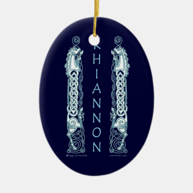 The Rhiannon Horse Celtic Ornament (Front)