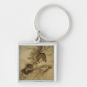 The Rhinemaidens teasing Alberich Key Ring