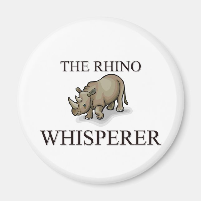 The Rhino Whisperer Magnet (Front)
