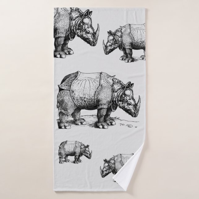 The Rhinoceros   Bath Towel (Bath Towel)