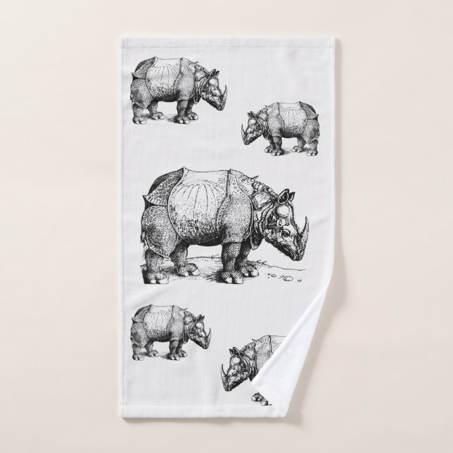 The Rhinoceros      Hand Towel (Hand Towel)