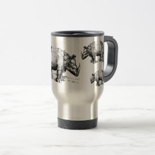 The Rhinoceros         Travel Mug