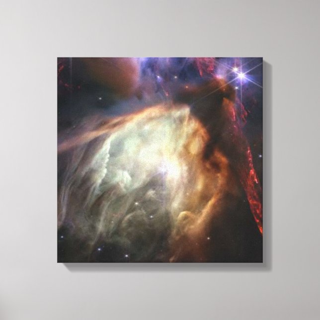 The Rho Ophiuch Stellar Nursery Canvas Print (Front)