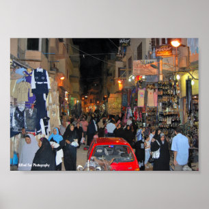The Rhythm of Luxor Market Poster