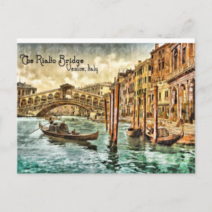 The Rialto Bridge Postcard