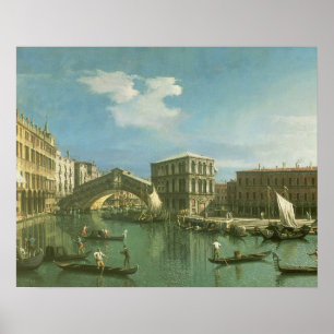 The Rialto Bridge, Venice Poster