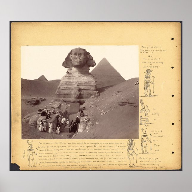 The Riddle of the Sphinx by Boston Public Library Poster (Front)