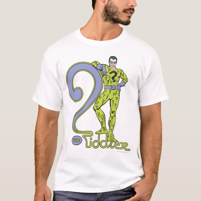 The Riddler & Logo Green T-Shirt (Front)