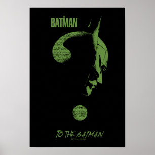 The Riddler "To The Batman" Question Mark Poster