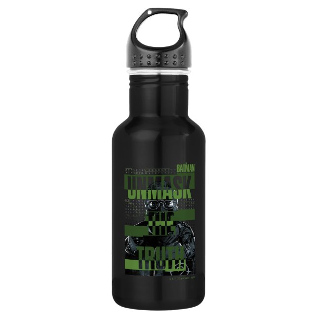 The Riddler - Unmask The Truth 532 Ml Water Bottle (Front)