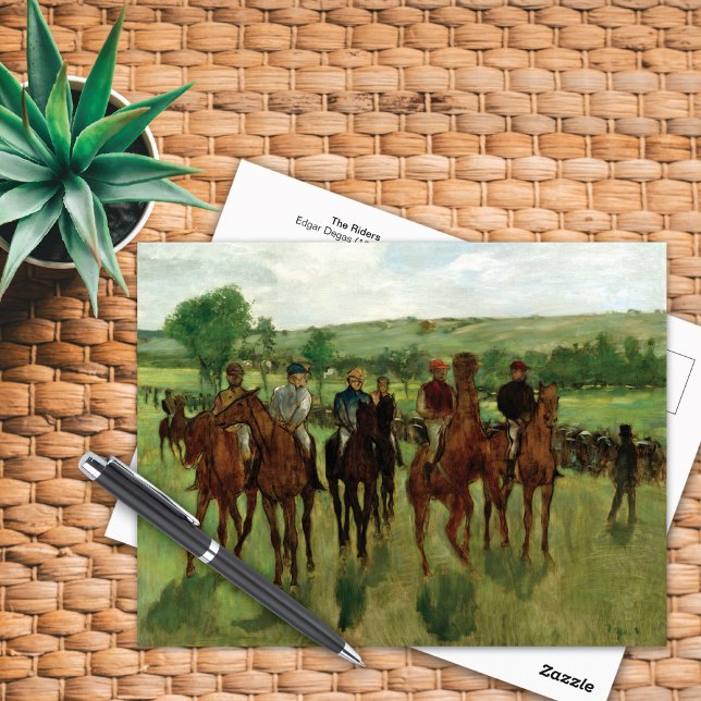 The Riders Horses Edgar Degas Postcard (Creator Uploaded)