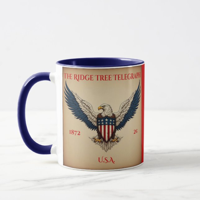 The Ridge Tree Telegraph Mug (Left)