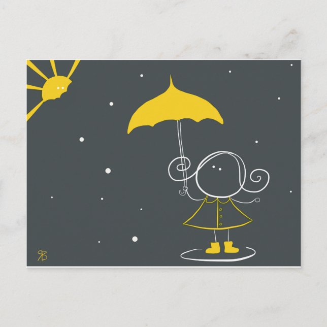 The right attitude postcard (Front)