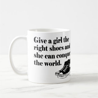 The right shoes mug
