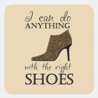 The Right Shoes Square Sticker
