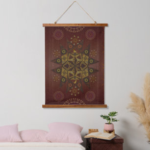The righteousness protector of Geo tantrum mandala Hanging Tapestry