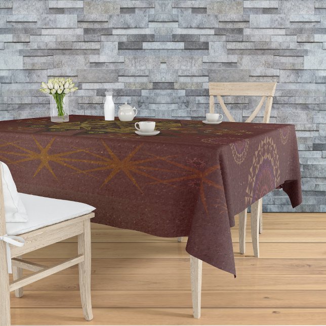 The righteousness protector of Geo tantrum mandala Tablecloth (Creator Uploaded)