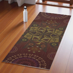 The righteousness protector of Geo tantrum mandala Yoga Mat