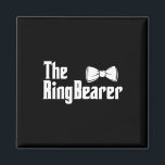 The Ring Bearer Bowtie Ring Dude Wedding Groom Bri Magnet<br><div class="desc">The Ring Bearer Bowtie Ring Dude Wedding Groom Bride</div>
