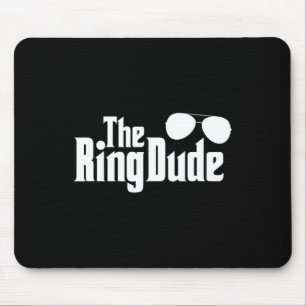 The Ring Dude Bowtie Ring Bearer Wedding Groom Bes Mouse Pad