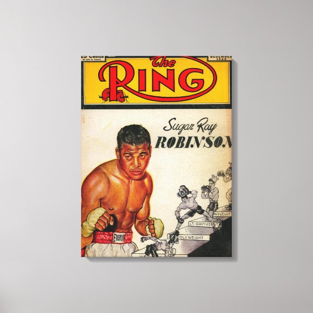 The Ring Magazine Cover 2 Canvas Print (Front)