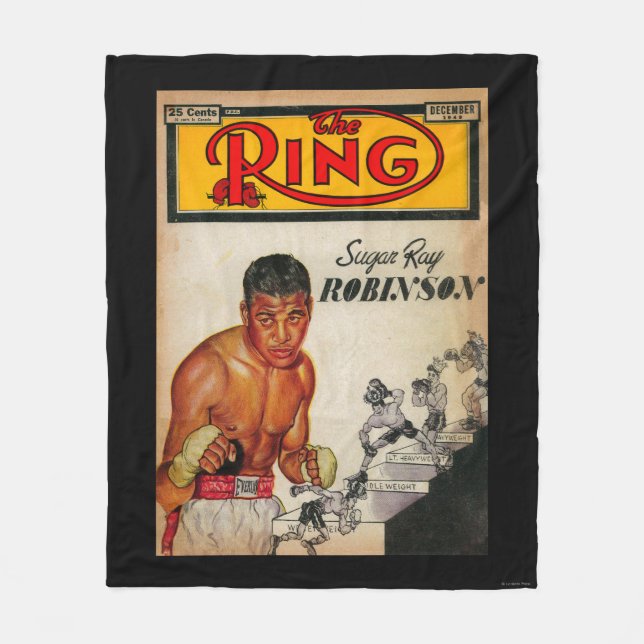 The Ring Magazine Cover 2 Fleece Blanket (Front)