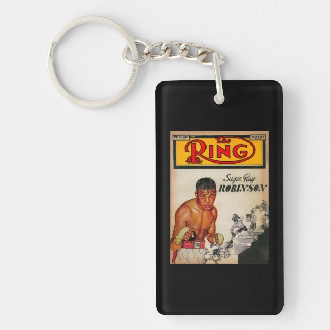 The Ring Magazine Cover 2 Key Ring (Front)