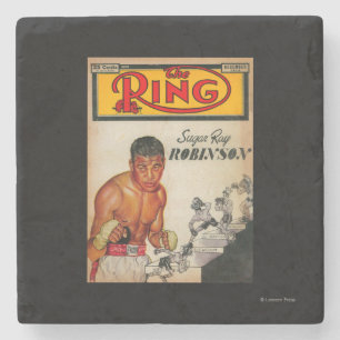 The Ring Magazine Cover 2 Stone Coaster