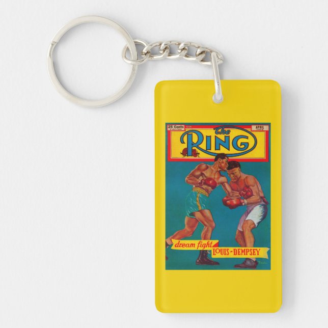 The Ring Magazine Cover Key Ring (Front)