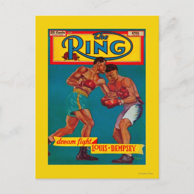 The Ring Magazine Cover Postcard (Front)