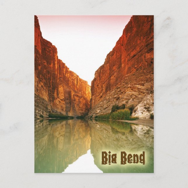 The Rio Grande, Big Bend NP, Texas Postcard (Front)