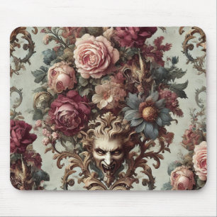 🌺 The Riot to Bloom – Gothic Victorian Mouse Pad