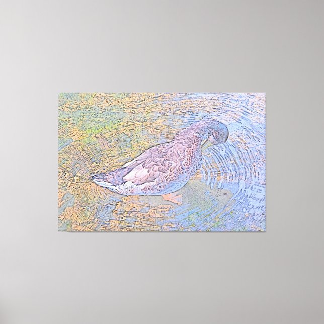 The Ripples Canvas Print (Front)