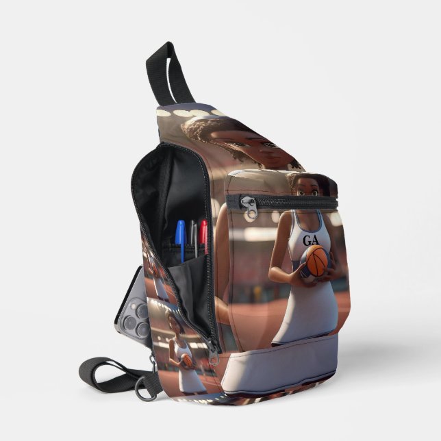 The Rise of the Brown-Skinned Netball Girl Sling Bag (Open)