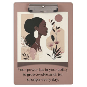 The Rise Stronger Themed Clipboard
