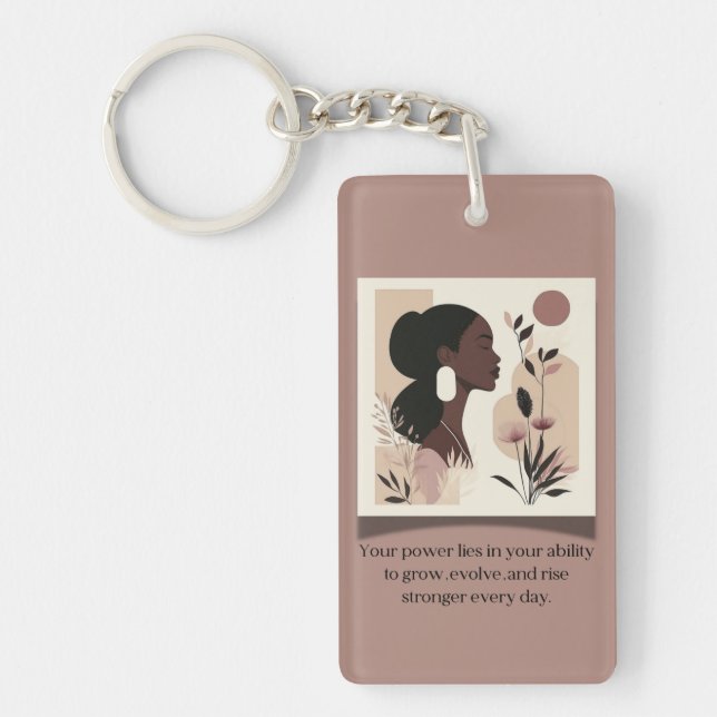 The Rise Stronger Themed Key Ring (Front)