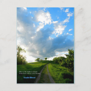 The Rise to Radar Hill, Athens, Ohio Postcard