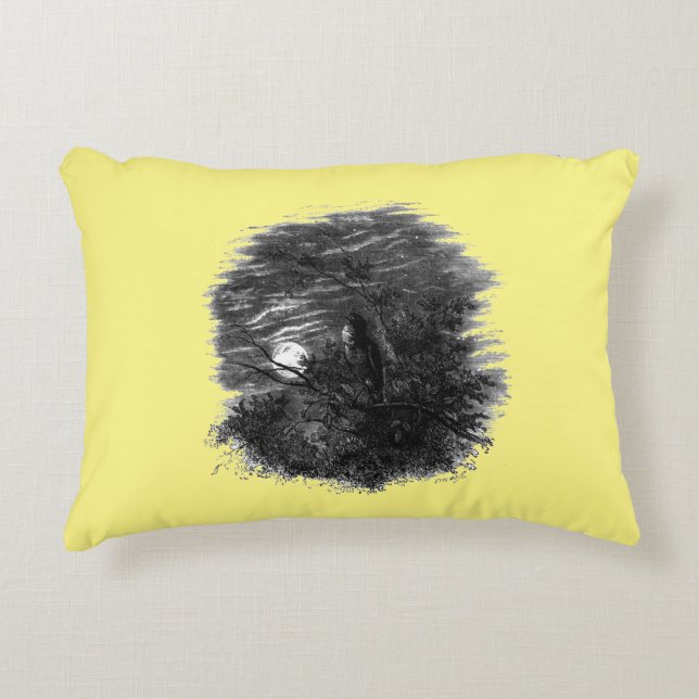 The Rising Moon - Accent Pillow (Front)